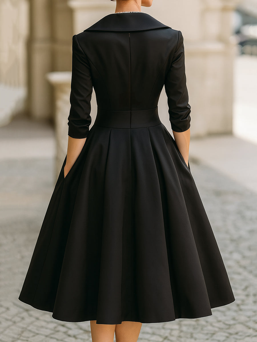 Lea™ - Elegantní midi šaty