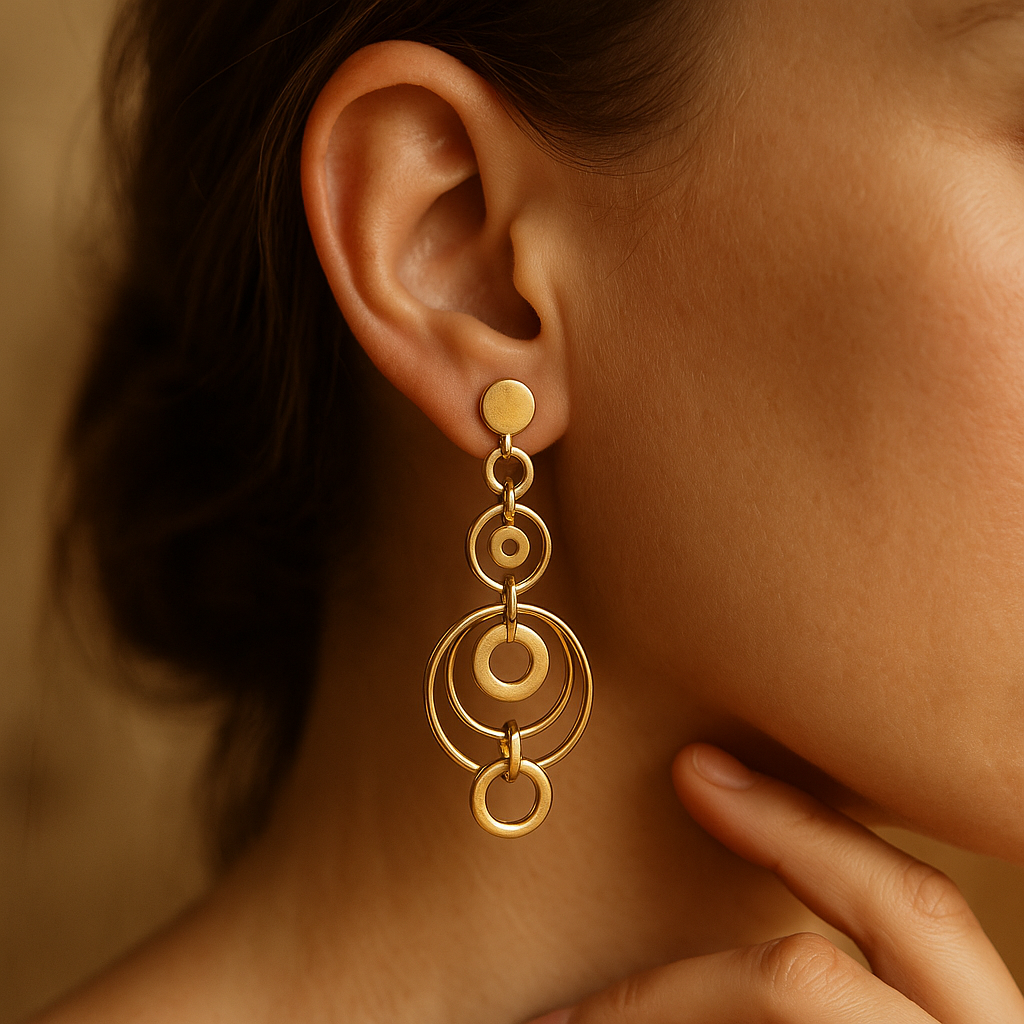 Hanačka | Zlato-oranžový kroužek