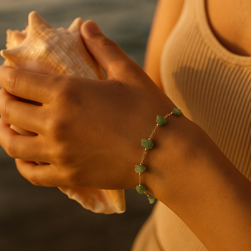 Jiřinka | Náramek s vodními fragmentace