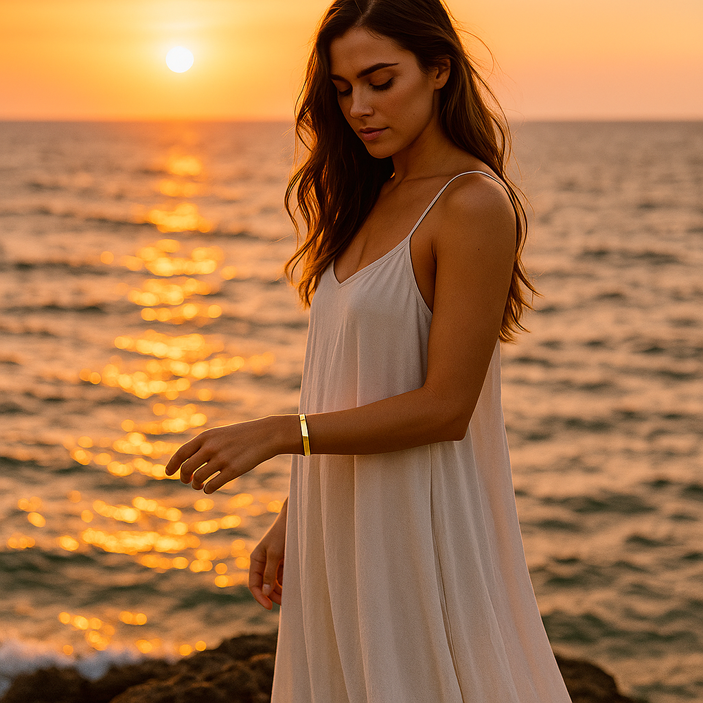 Coralia | Náramek zlaté linie