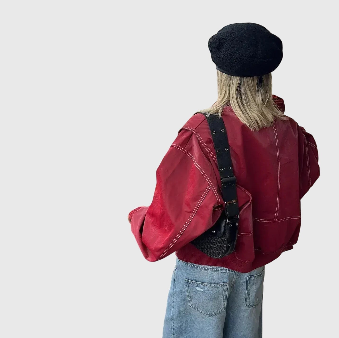 Faye™ - Oversized Kožená zadek