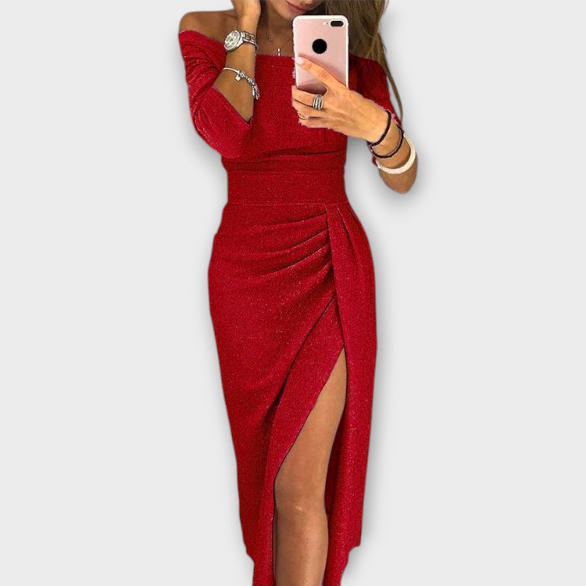 Marika | Elegantní šaty s odhalenými rameny