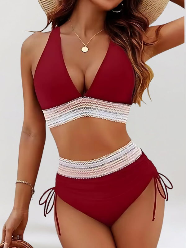 LIDIA | Bikini set s kontrolou bříška a vysokým pasem