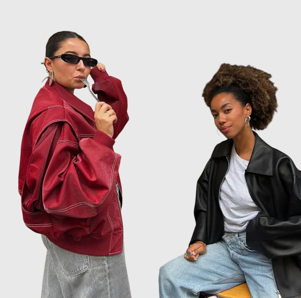 Faye™ - Oversized Kožená zadek