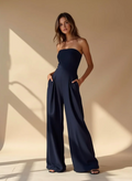 MILENA | Elegantní Kombinéza Bez Ramínka