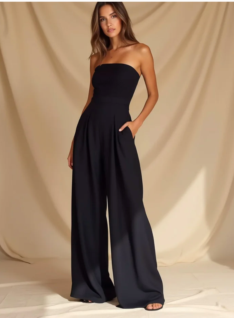 MILENA | Elegantní Kombinéza Bez Ramínka