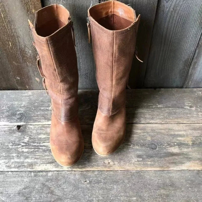 Duše | Vintage boty po polovinělýtek 