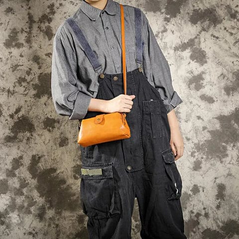 Ivy - Mini kožená crossbody taška