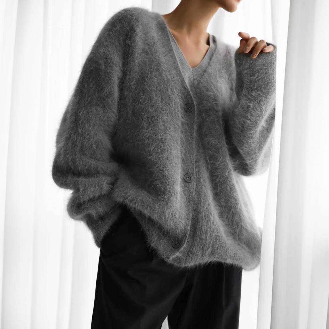 DHALIA | Elegantní oversized kardigan