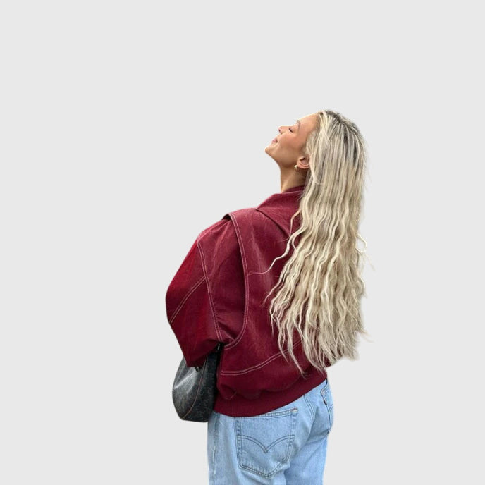 Faye™ - Oversized Kožená zadek
