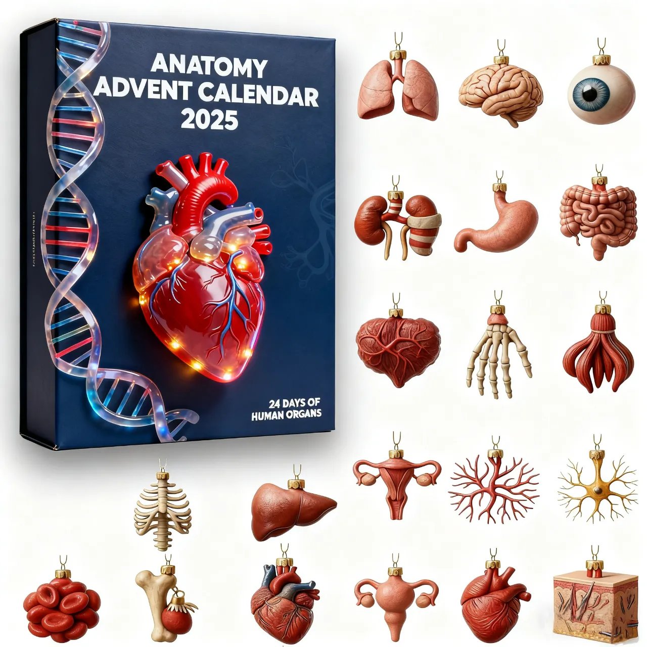 2025 Anatomický adventní kalendář