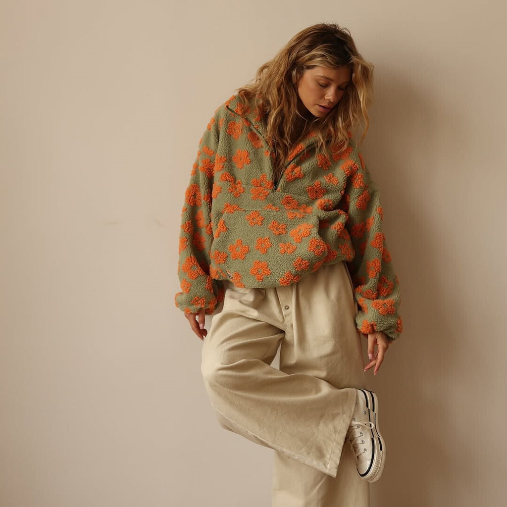 Sherpa Pullover – pohodlí inspirované Boho